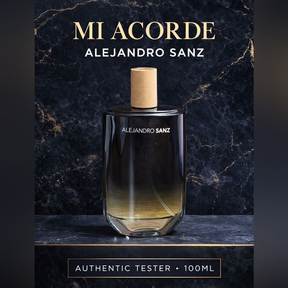 Alejandro Sanz Mi Acorde EDT 100ml 3.4oz Authentic Men’s Cologne Spain, New!
